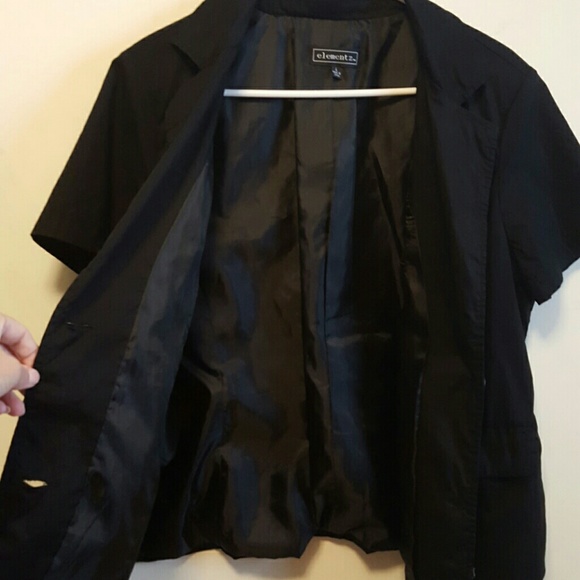 Short sleeve black blazer - Picture 3 of 3